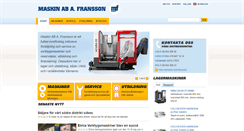 Desktop Screenshot of maskinfransson.se